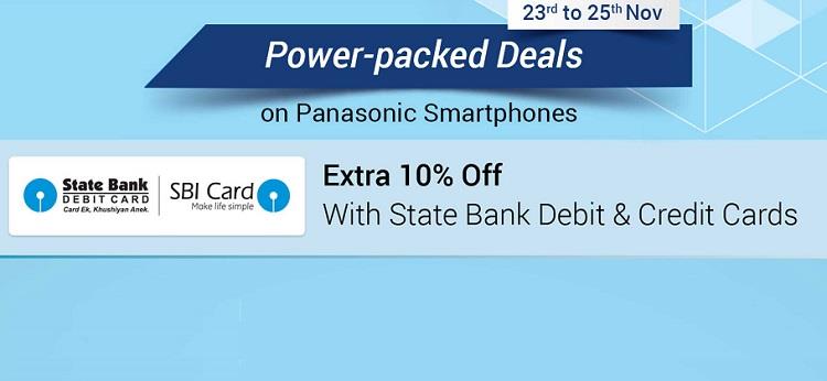 Panasonic Smartphones Deals on Flipkart - Extra 10% OFF