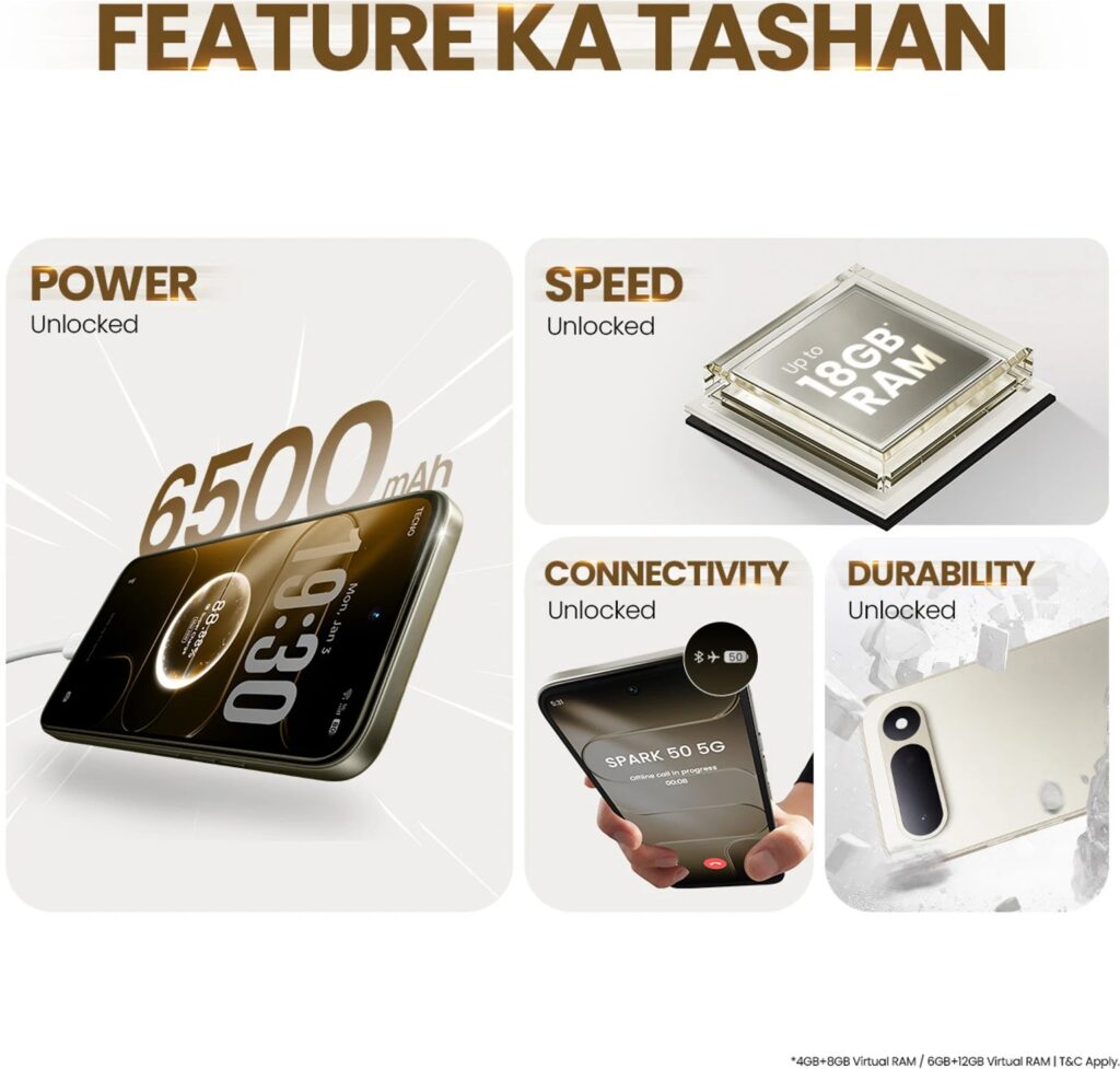 tecno spark 50 mobile 5g